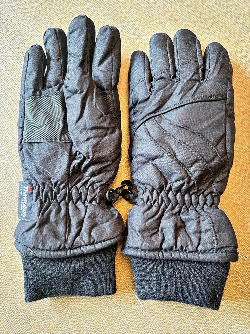 3M Thinsulate Black Insulated Gloves
